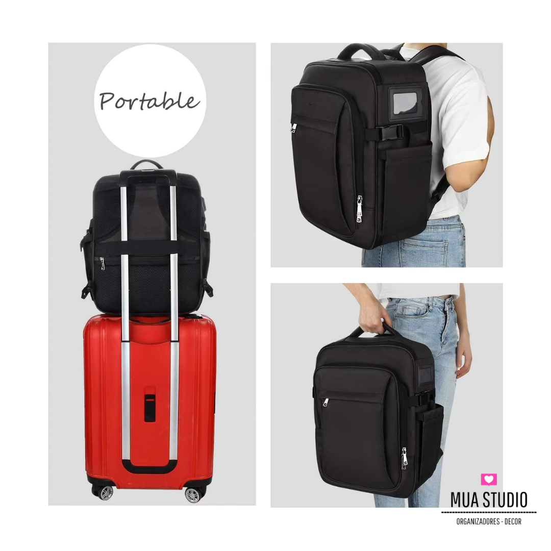 Mochila Maquillaje Profesional con divisiones - MMFS
