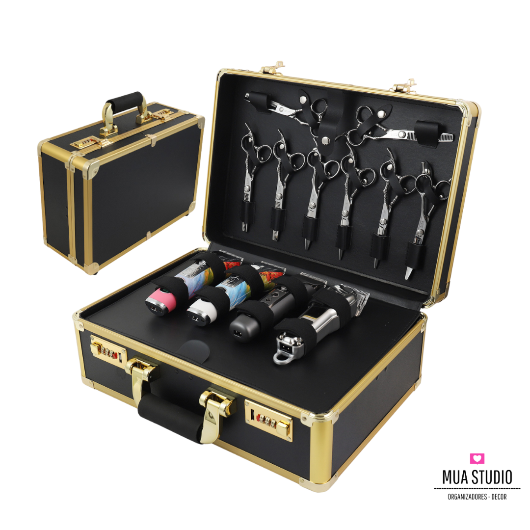 Maletin barbero peluqueria tijeras