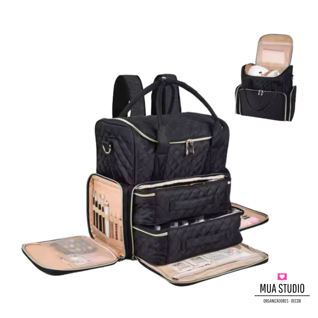 Mochila Profesional para Manicure, Maquillaje y Peinado – Fancy