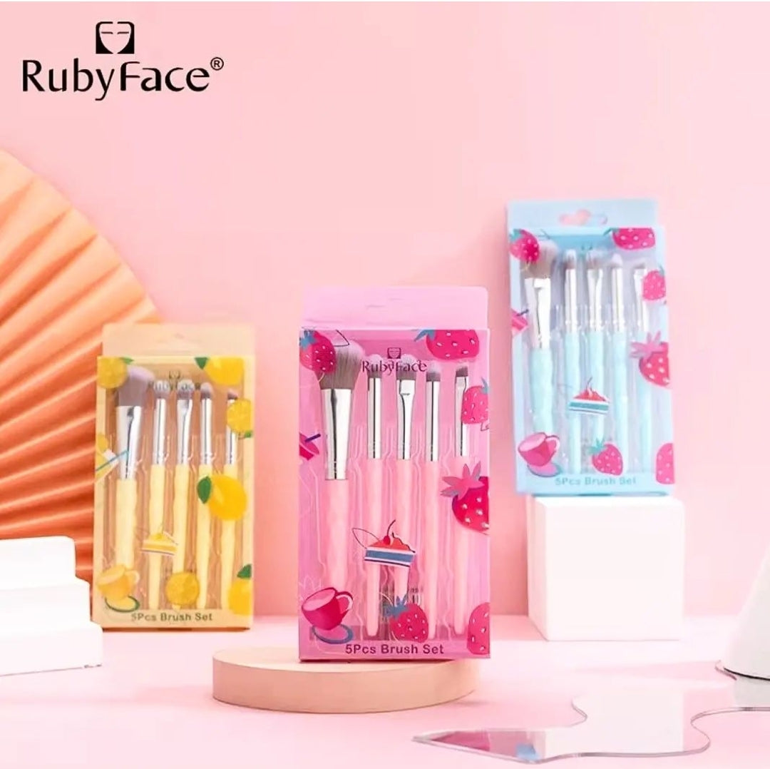 Ruby Face Brochas x5 Rosado