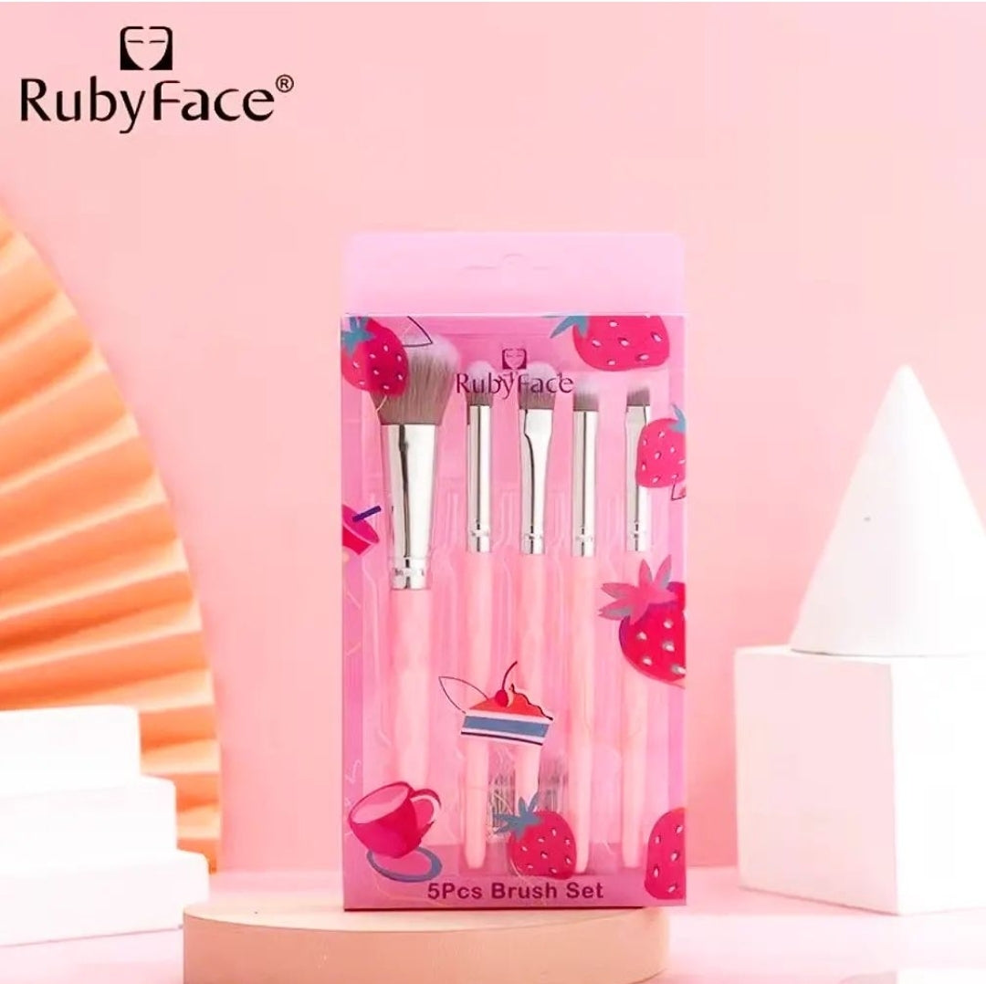 Ruby Face Brochas x5 Rosado