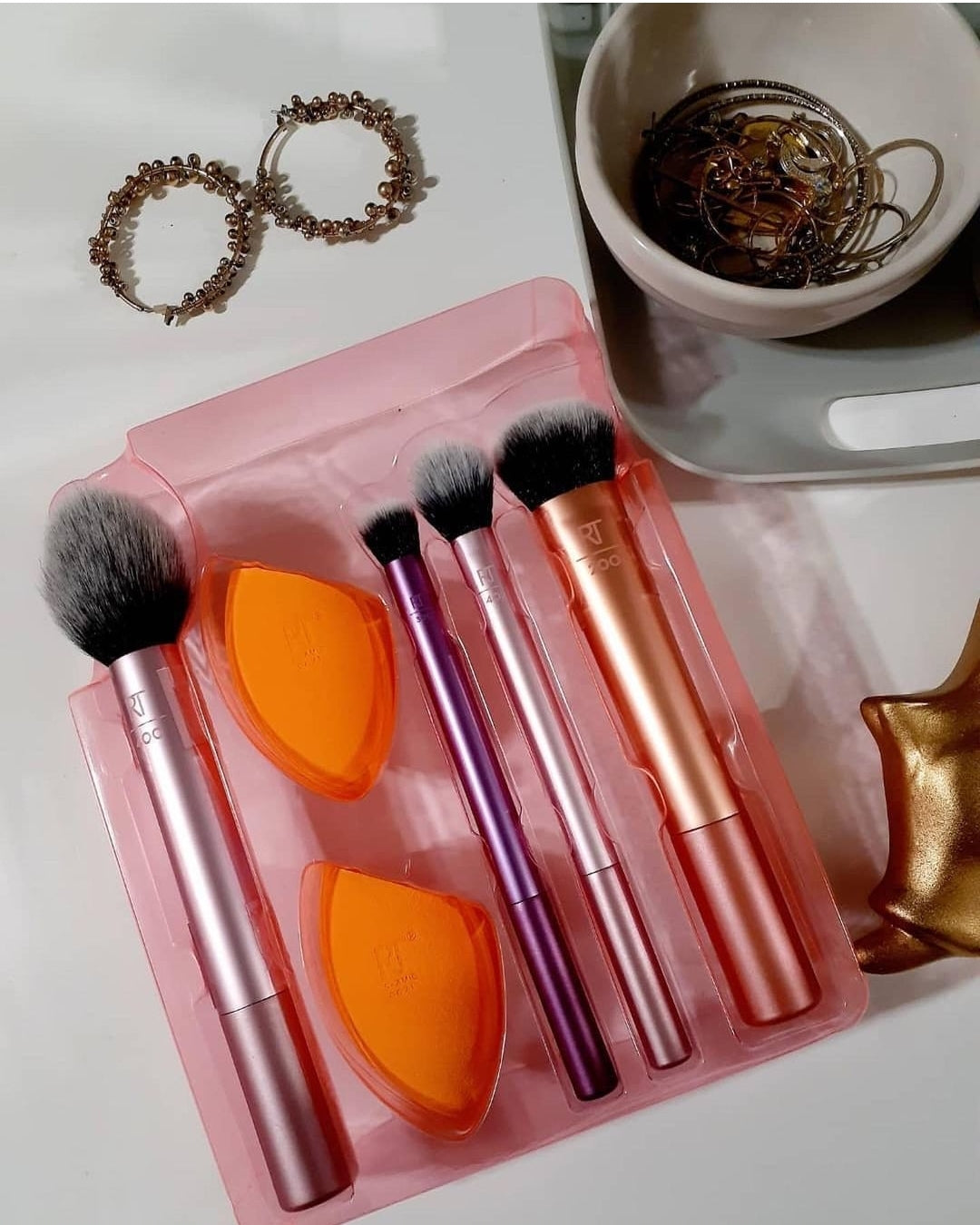 RT Set de brochas + 2 Esponjas