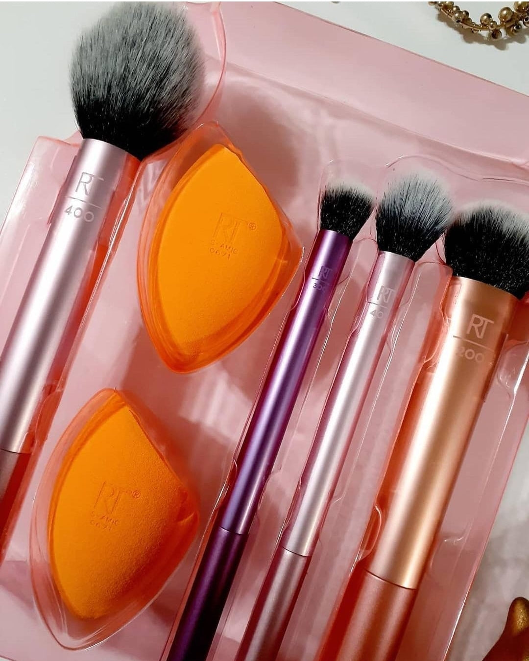 RT Set de brochas + 2 Esponjas