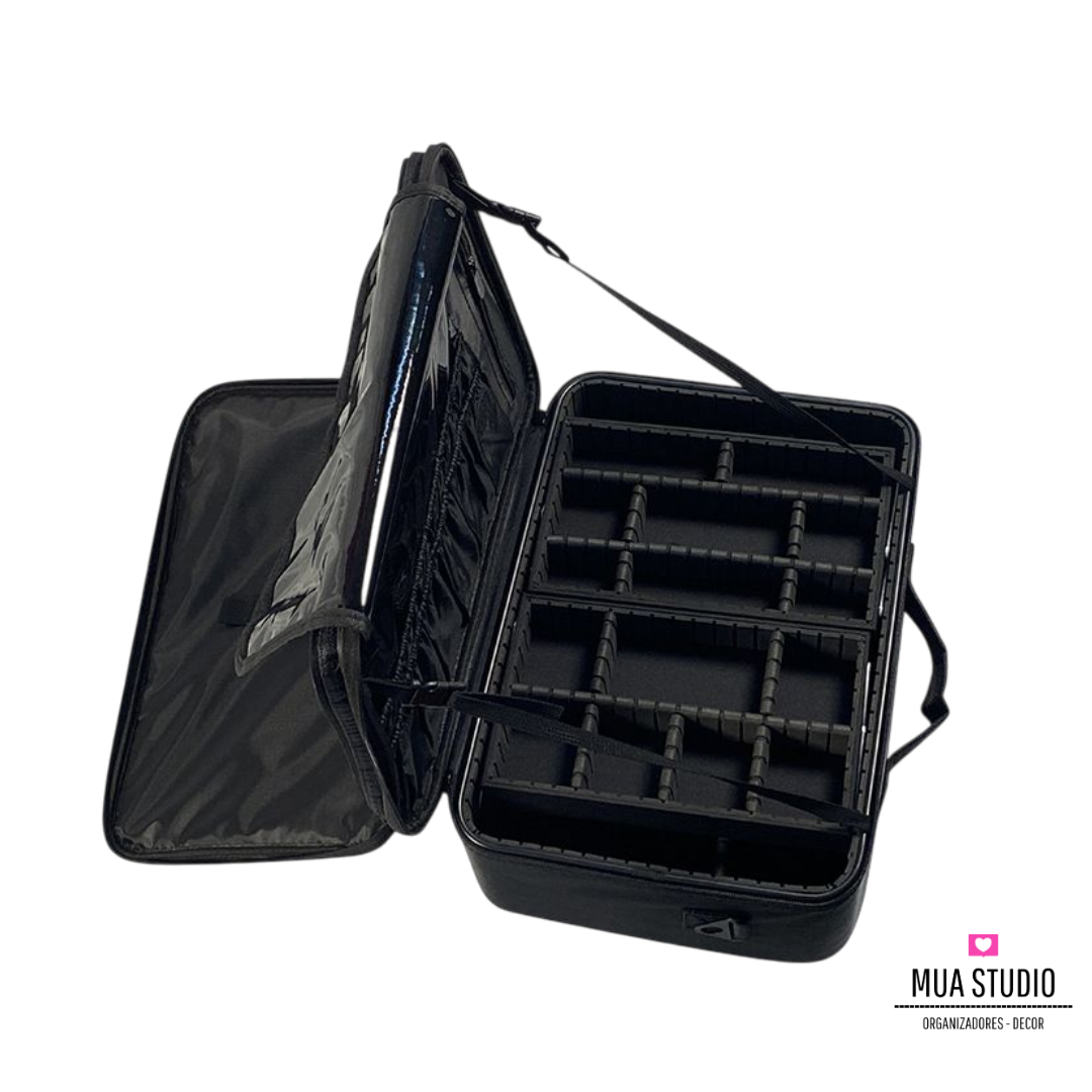 Maleta mochila XL con bandejas y tiras sujetadoras