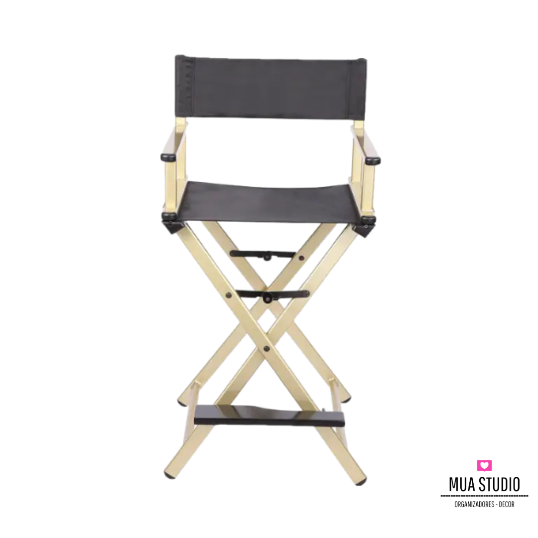 Silla Modelo Director para maquillaje y peinado profesional plegable