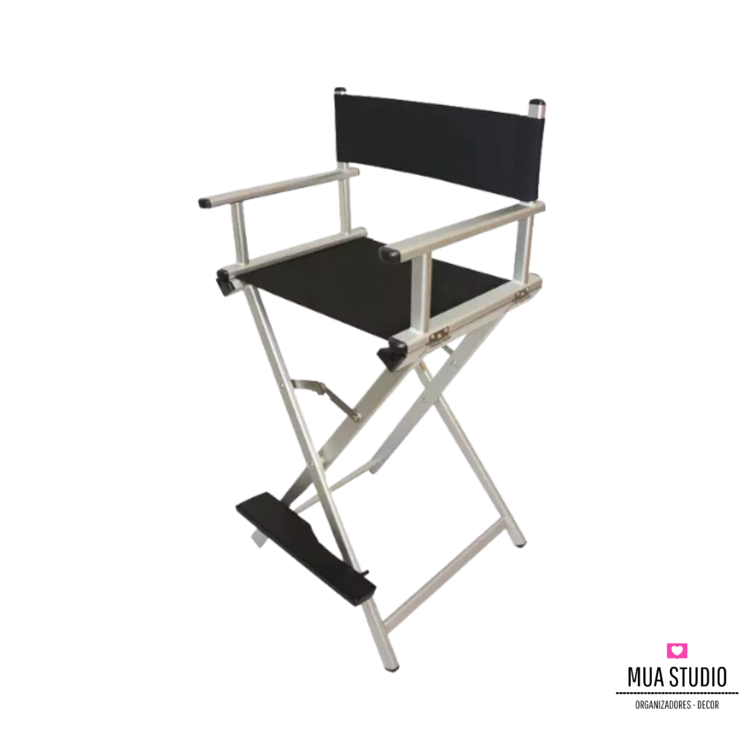Silla Modelo Director para maquillaje y peinado profesional plegable