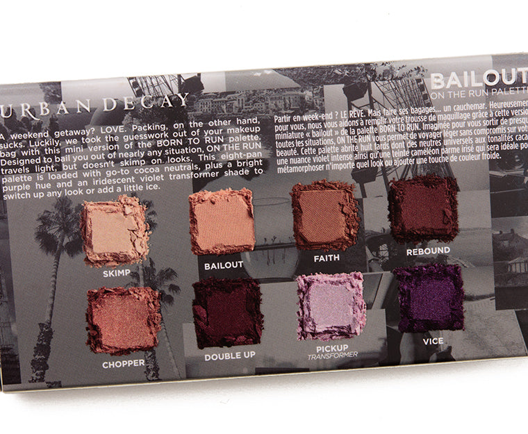 URBAN DECAY 🇺🇲 Paleta Sombras On The Run Bailout