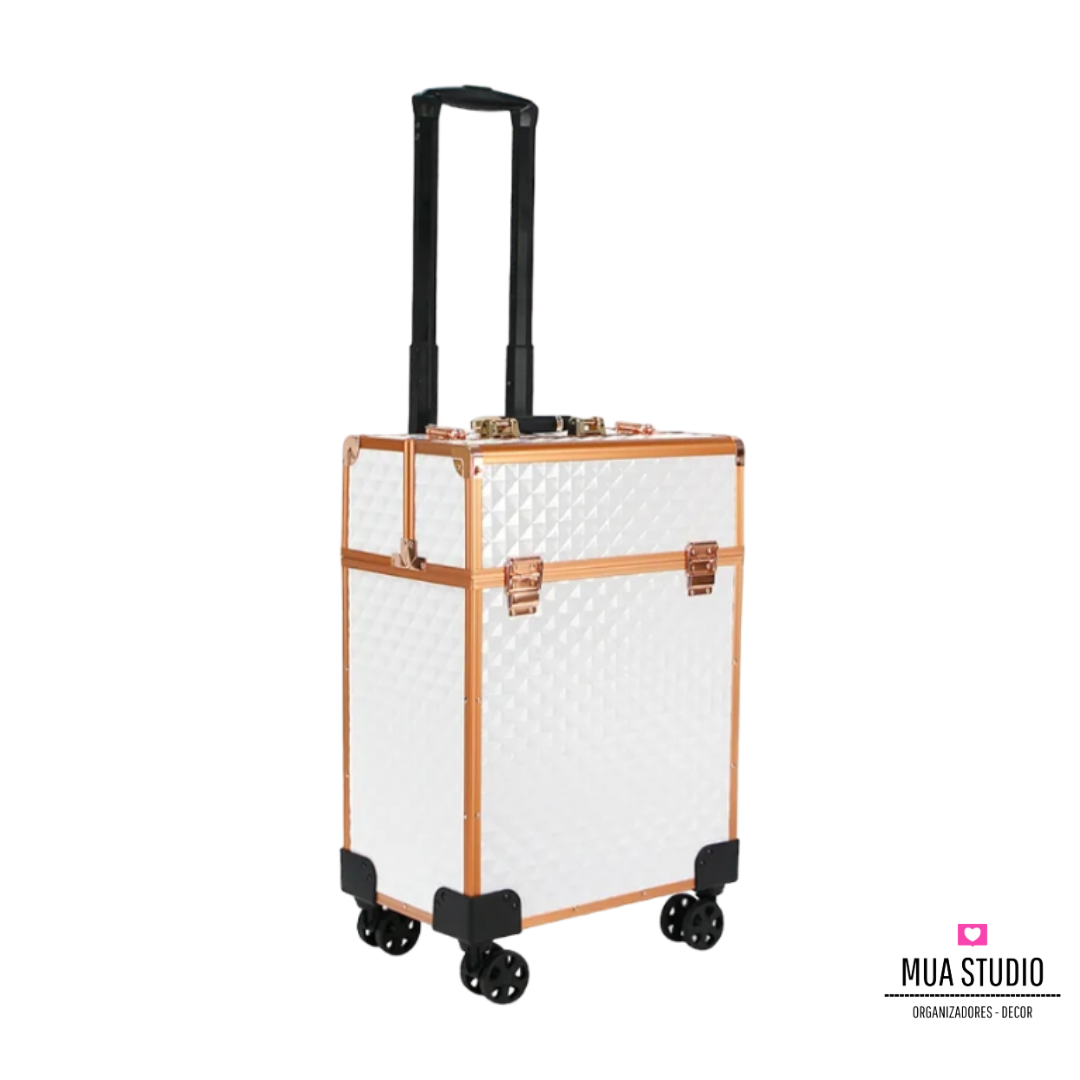 Maleta de Maquillaje y Manicure Aluminio con Ruedas – MNR1