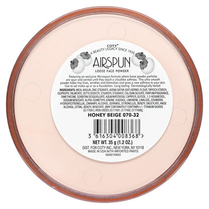Airspun Polvo Honey Beige
