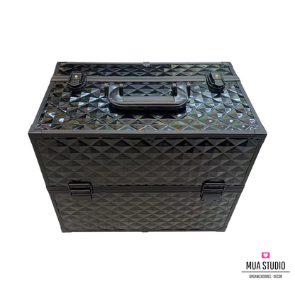 Maletín Neceser de Aluminio para Maquillaje y Manicure – M3B
