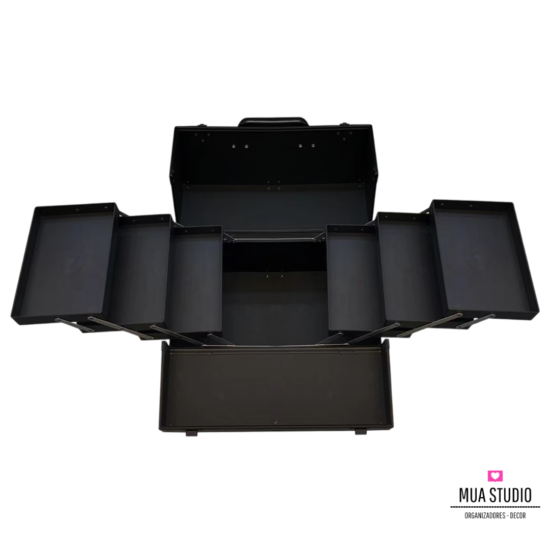 Maletín Neceser de Aluminio para Maquillaje y Manicure – M3B