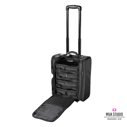 Maleta con Ruedas  Profesional Maquillaje, Peinado y Manicure - COMPACT