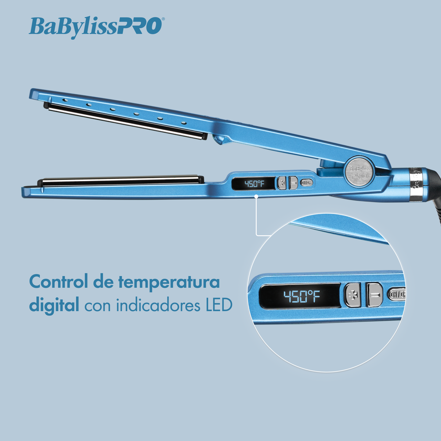 Babyliss PRO Plancha alisadora iónica digital