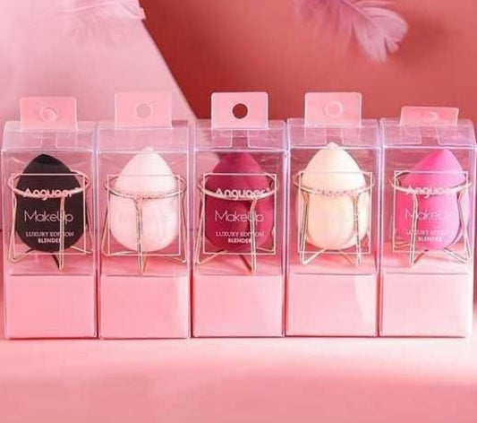 Esponja de maquillaje con apoyador