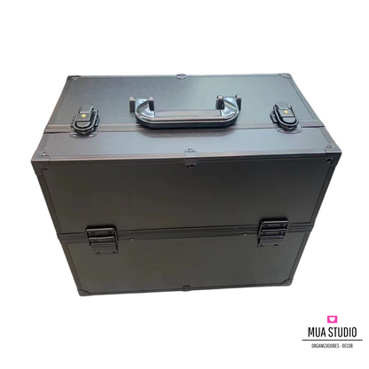 Maletín Neceser de Aluminio para Maquillaje y Manicure – M3B