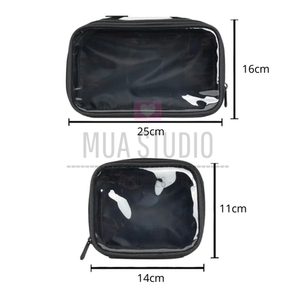 Pack x6 Neceser transparente organizador S & L